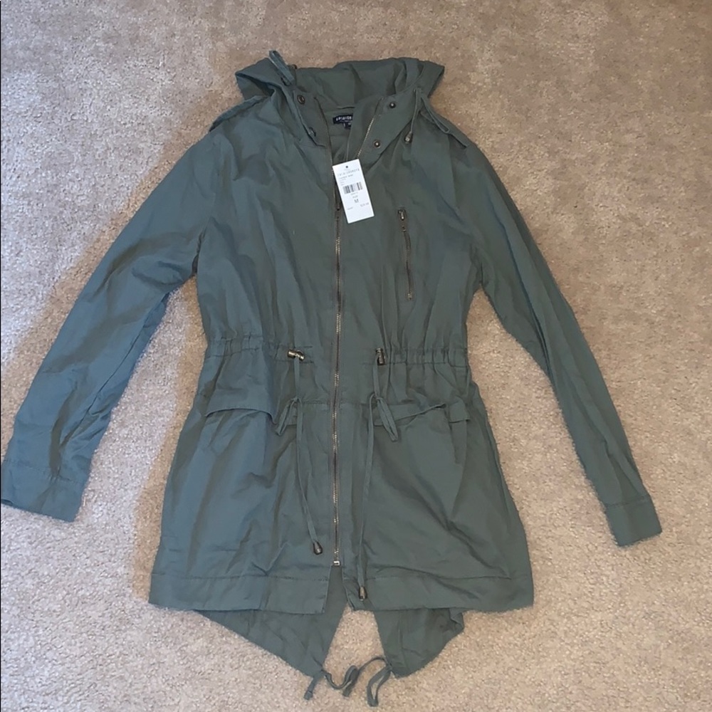 Army green jacket